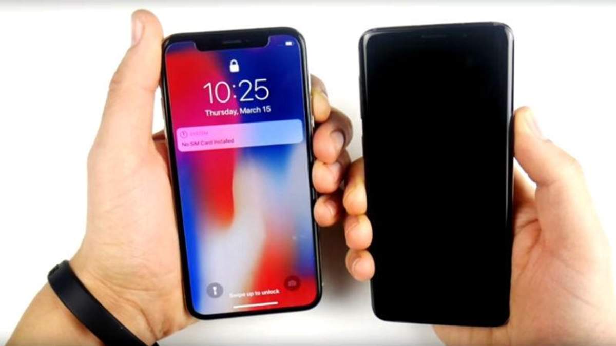 iPhone X та Galaxy S9 протестували на швидкість iPhone X та Galaxy S9 протестували на швидкість