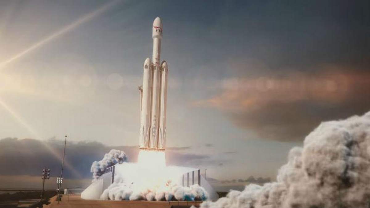 Запуск Falcon від SpaceX Запуск Falcon від SpaceX