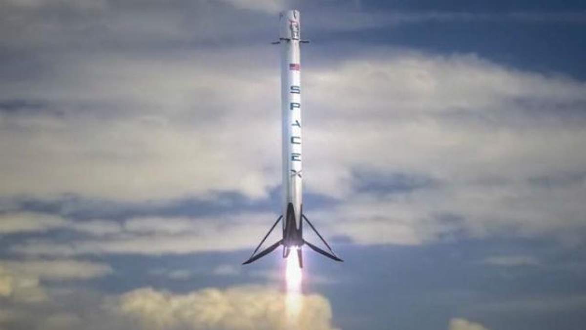 Запуск ракеты Falcon 9 Запуск ракеты Falcon 9