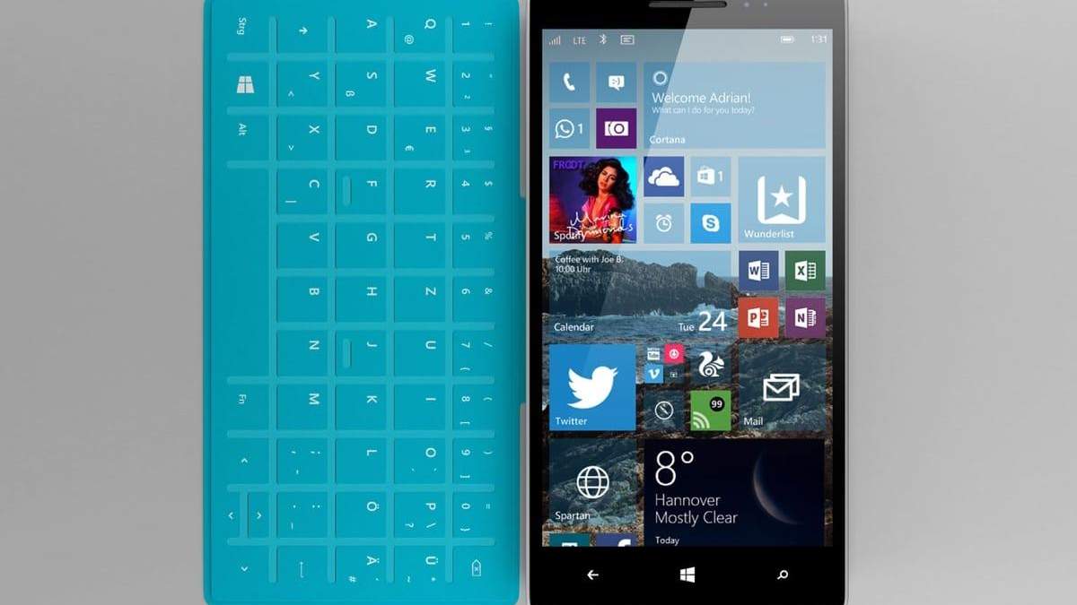 Смартфон від Microsoft (ілюстративне фото) Смартфон від Microsoft (ілюстративне фото)