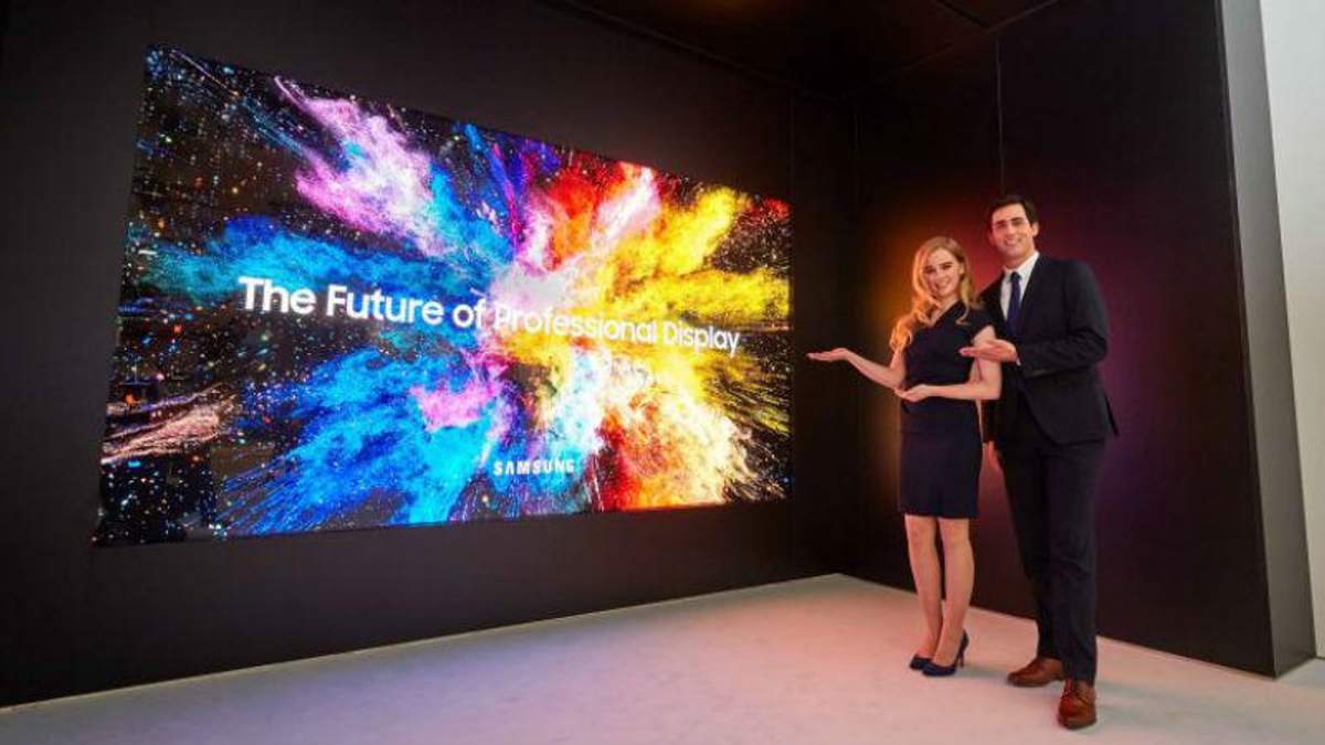 Samsung представила дисплей The Wall на 146 дюймів Samsung представила дисплей The Wall на 146 дюймів