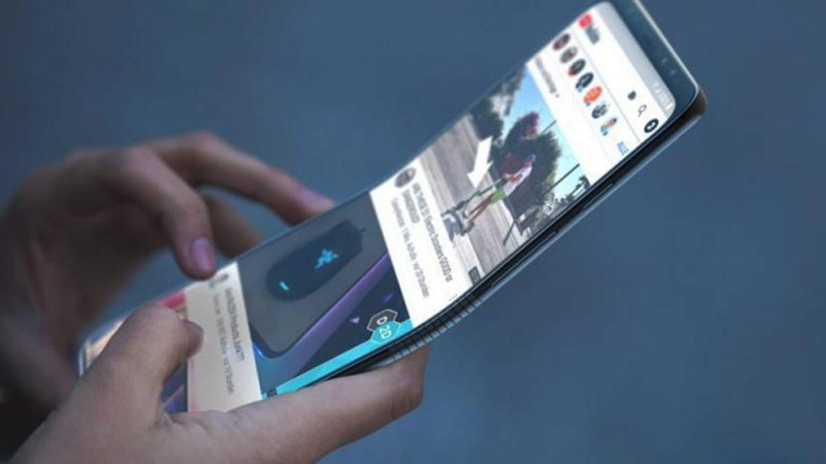 Прототип гибкого смартфона Samsung Galaxy X Прототип гибкого смартфона Samsung Galaxy X