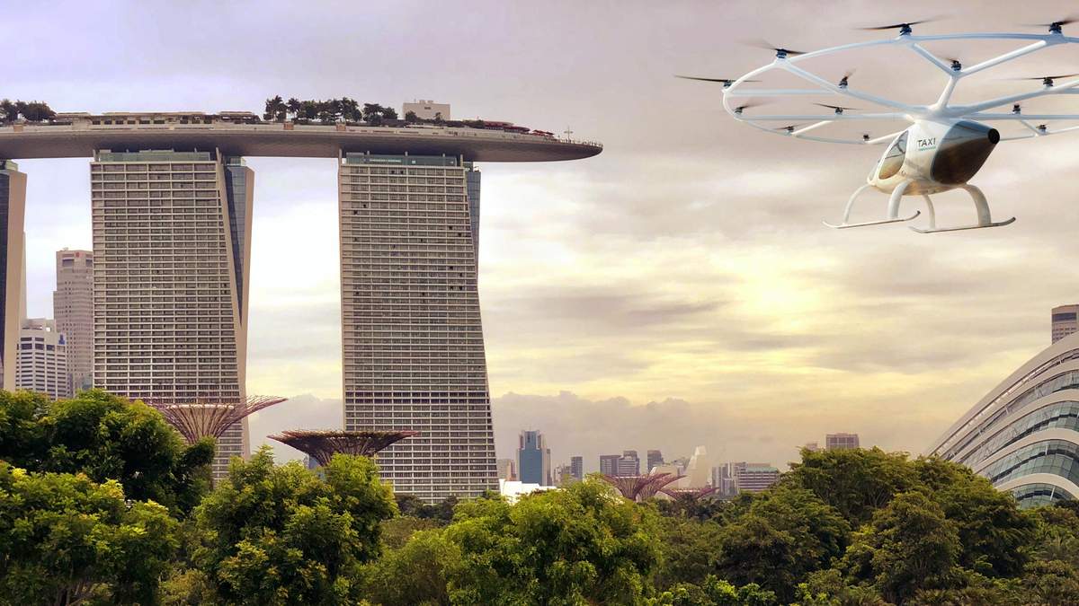 Летающее такси Volocopter Летающее такси Volocopter