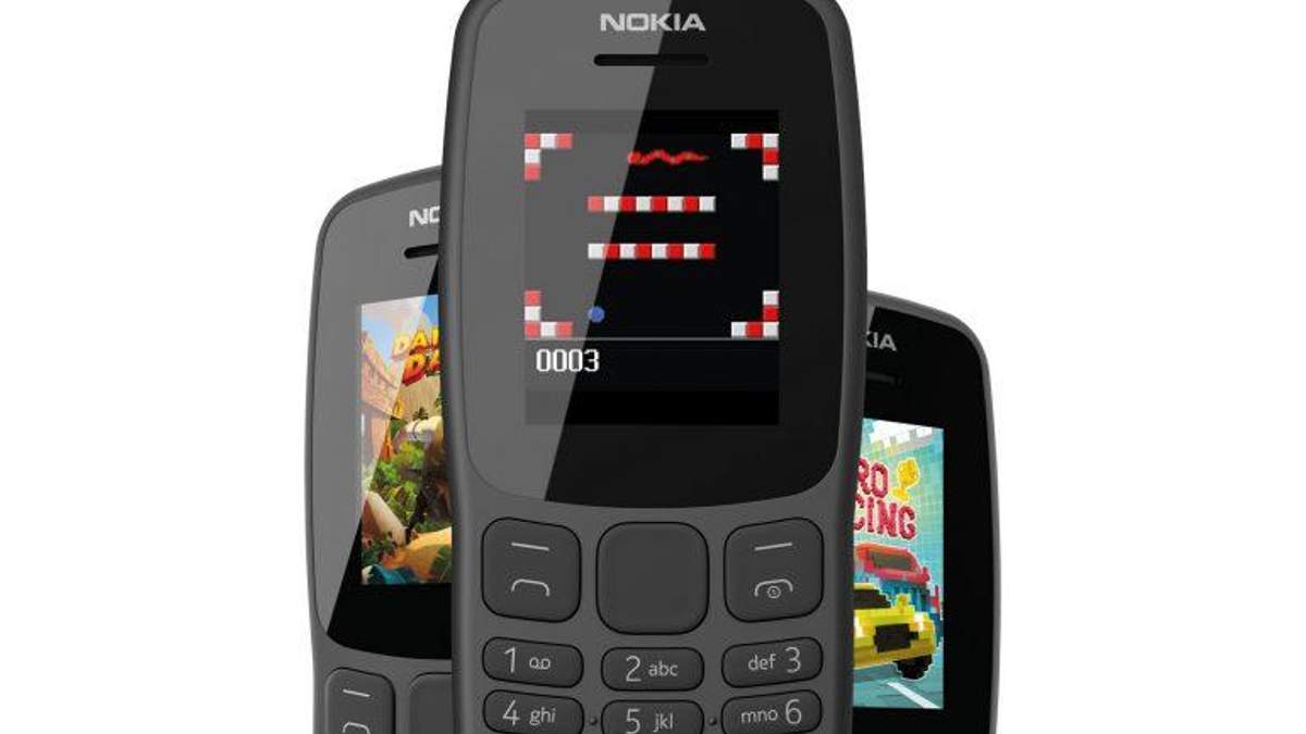 Новый кнопочный телефон Nokia 106 (2018) Новый кнопочный телефон Nokia 106 (2018)
