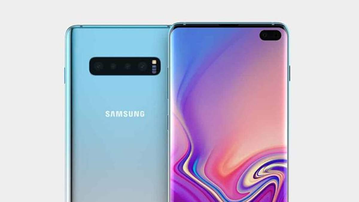 Рендер смартфона Samsung Galaxy S10 Plus Рендер смартфона Samsung Galaxy S10 Plus
