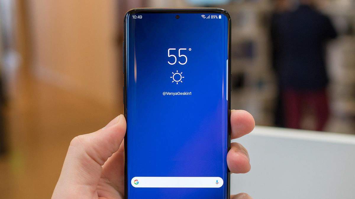 Вероятный дизайн Samsung Galaxy S10 Вероятный дизайн Samsung Galaxy S10