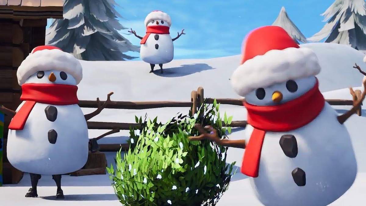 В игре Fortnite Battle Royale появился снеговик В игре Fortnite Battle Royale появился снеговик