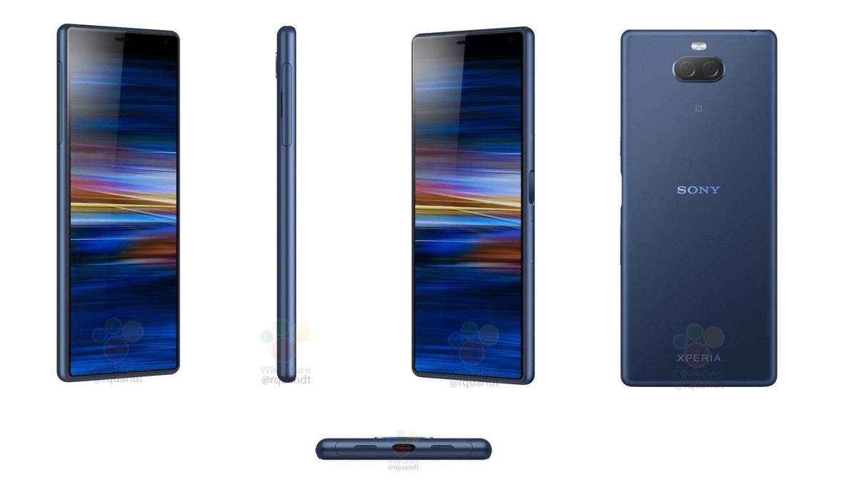 Sony Xperia XA3: рендерские фото Sony Xperia XA3: рендерские фото