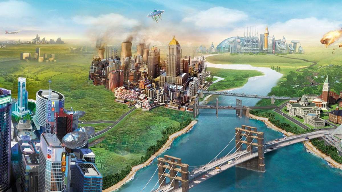 Приложение похоже на игру SimSity Приложение похоже на игру SimSity
