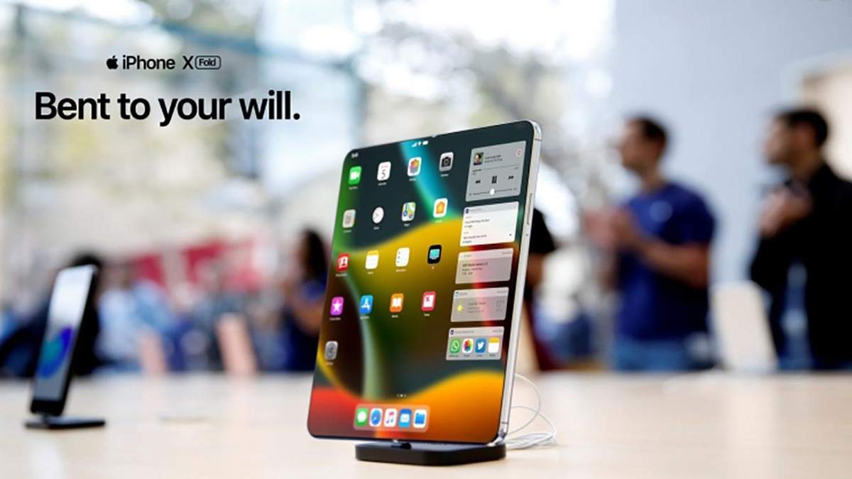 Як виглядатиме складний iPhone X Fold Як виглядатиме складний iPhone X Fold