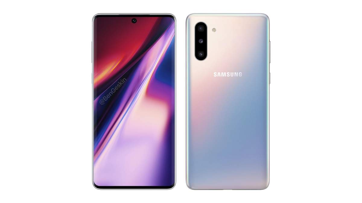 Дизайн смартфона Samsung Galaxy Note 10 Дизайн смартфона Samsung Galaxy Note 10