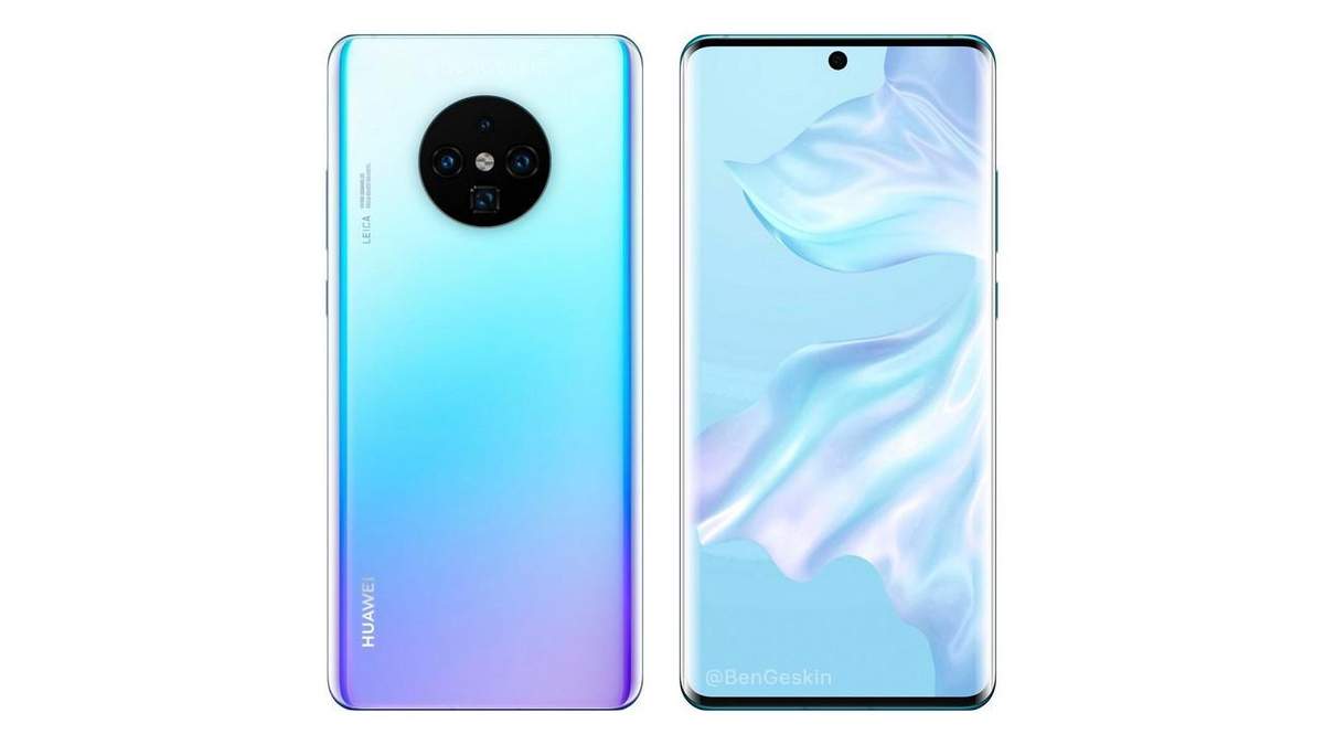 Вероятный дизайн Huawei Mate 30 Вероятный дизайн Huawei Mate 30