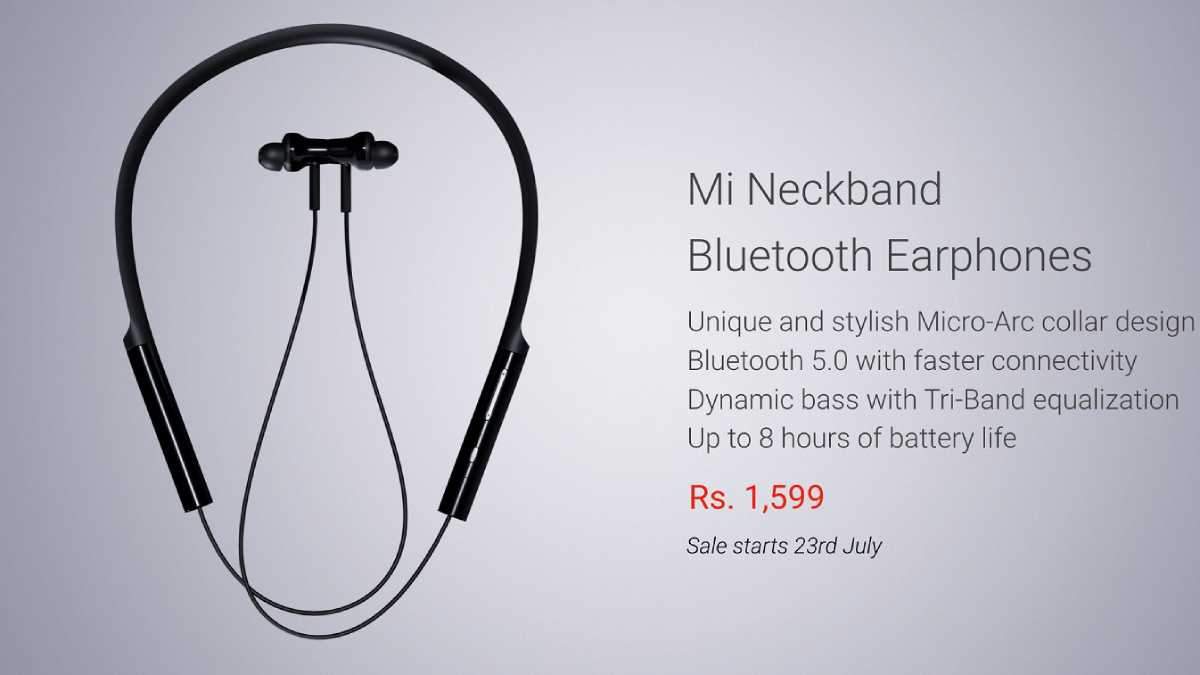 Mi Neckband Bluetooth Earphones – наушники для бега Mi Neckband Bluetooth Earphones – наушники для бега