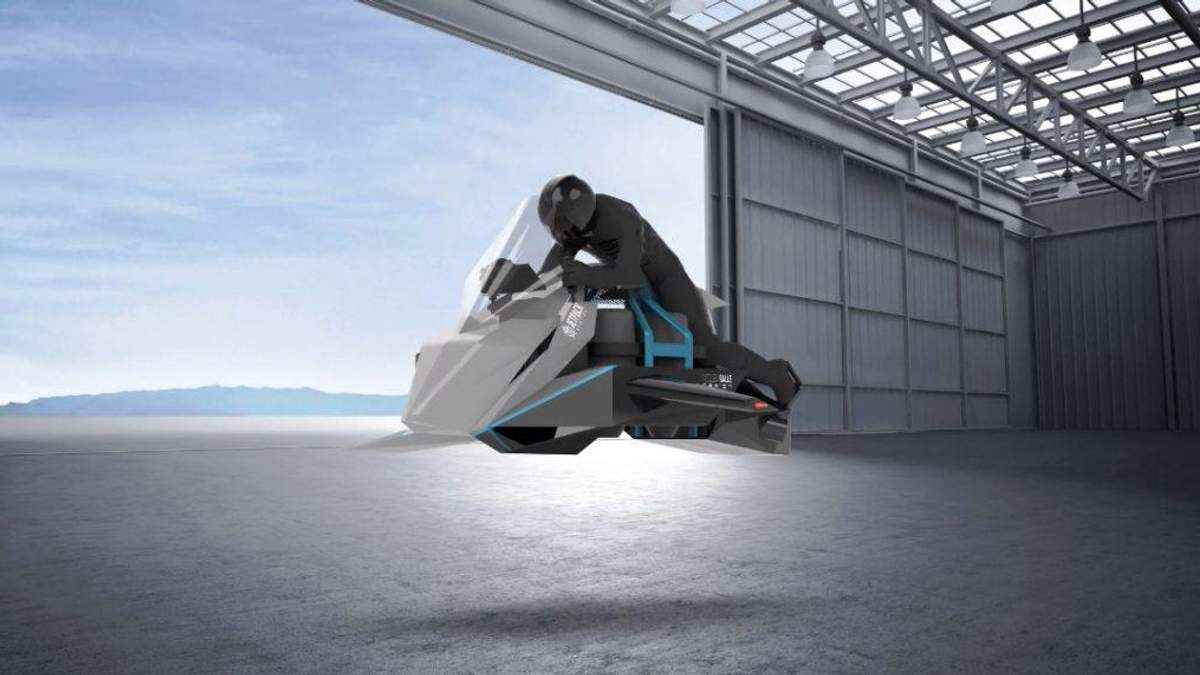 Летающий мотоцикл Speeder Летающий мотоцикл Speeder