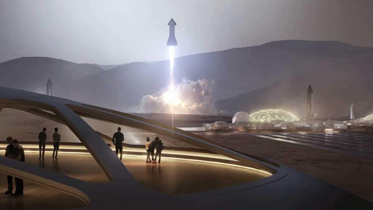 Маск представил космический корабль Starship Маск представил космический корабль Starship