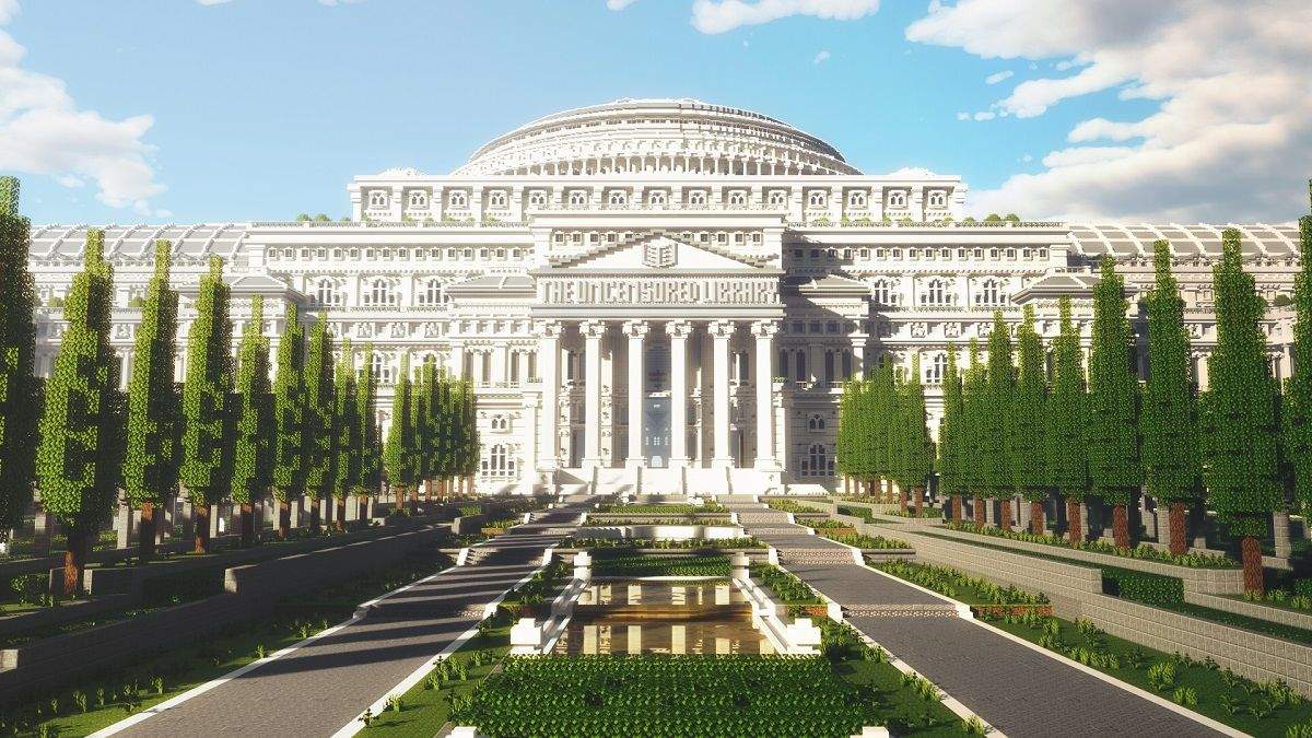 Віртуальна бібліотека в Minecraft Віртуальна бібліотека в Minecraft