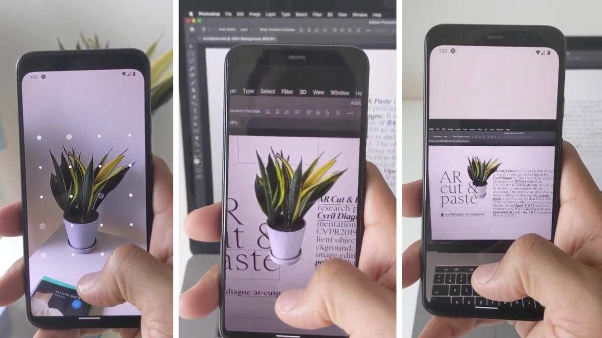 Как работает AR Cut & Paste Как работает AR Cut & Paste