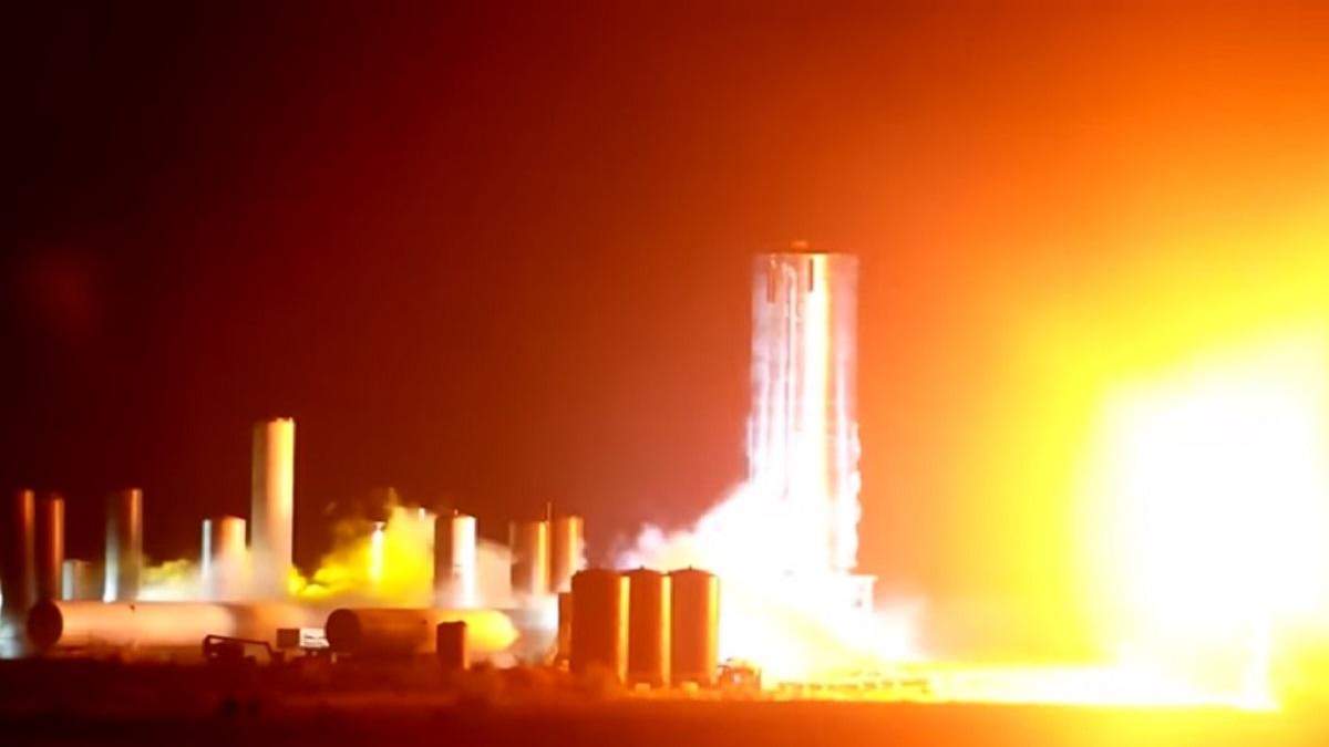 Starship SN4 пройшов вогневі випробування Starship SN4 пройшов вогневі випробування