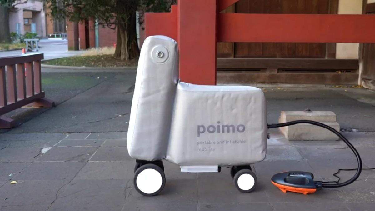 Прототип надувного вилосипеда Piomo Прототип надувного вилосипеда Piomo