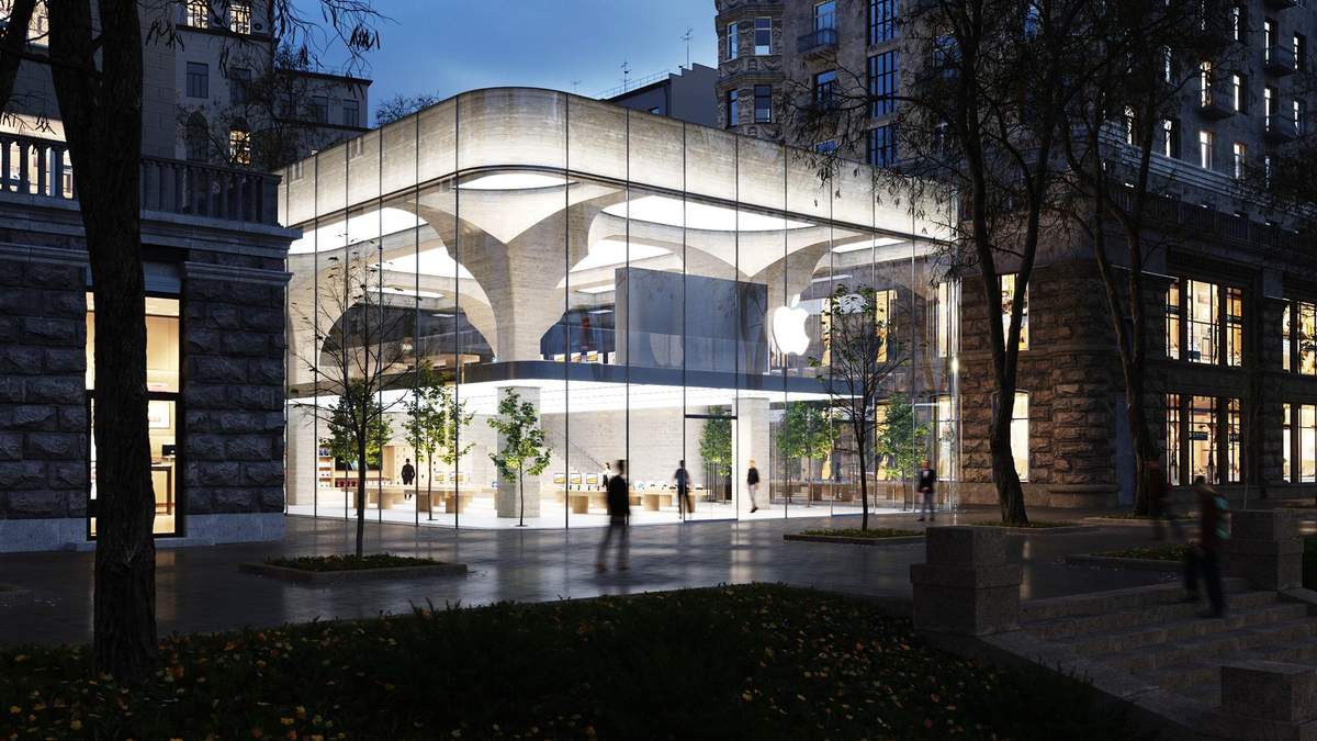 Так міг виглядати Apple Store Kyiv Так міг виглядати Apple Store Kyiv