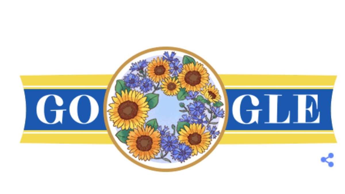 Google поздравил Украину с Днем Независимости новым дудлом Google поздравил Украину с Днем Независимости новым дудлом