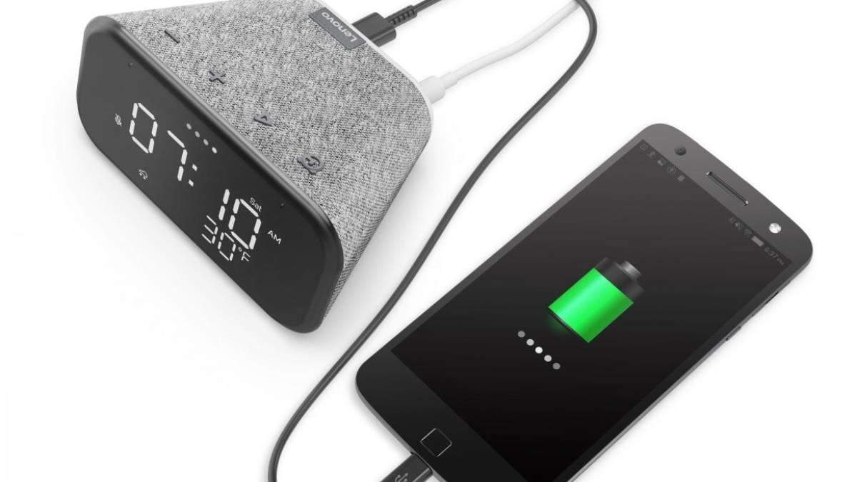 Lenovo Smart Clock может быть зарядкой Lenovo Smart Clock может быть зарядкой