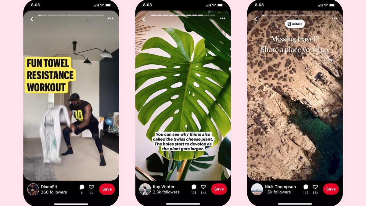 У Pinterest з'являться Story Pins У Pinterest з'являться Story Pins