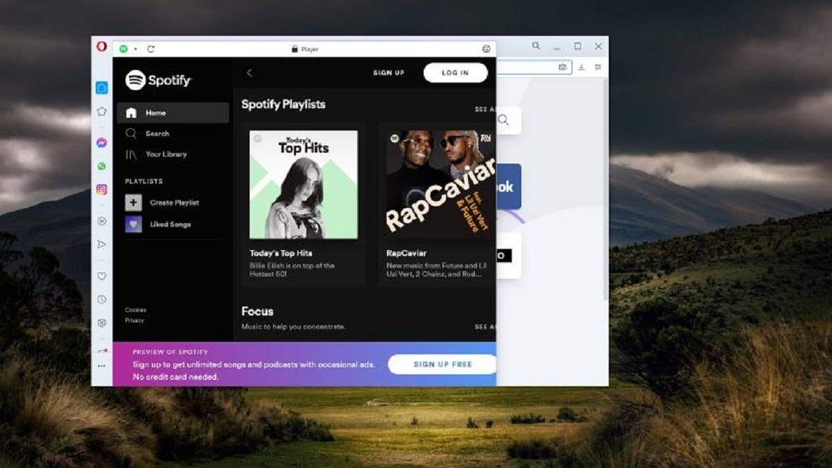 Opera отримала програвач для Spotify, Apple Music або YouTube Music Opera отримала програвач для Spotify, Apple Music або YouTube Music